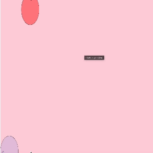 I continued a similar investigation but using a square as it has similar parameters to the eclipse (x, y, and size). In this situation possibly because of the order I drew the square they just turned into even smaller elipses.